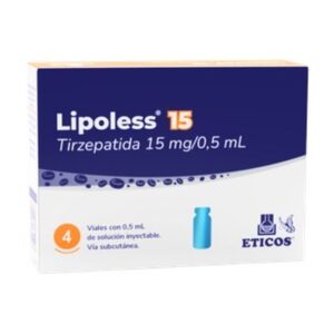 Lipoless 15 mg / 0,5 mL — 4 viales 0,5 mL