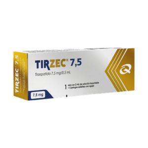Tirzec 7,5 mg / 0,5 mL — 1 vial 2 mL + 4 jeringas