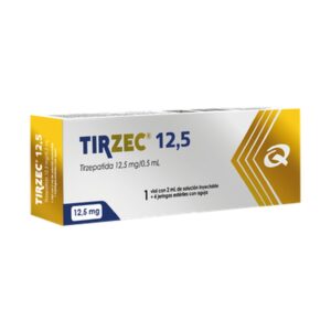 Tirzec 12,5 mg / 0,5 mL — 1 vial 2 mL + 4 jeringas