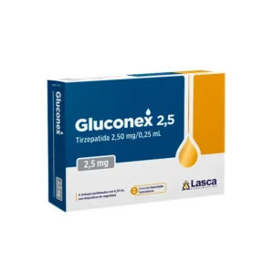 Gluconex 2,5 mg / 0,25 mL — 4 jeringas prellenadas