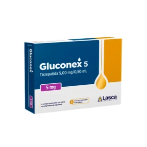 Gluconex 5 mg / 0,50 mL — 4 jeringas prellenadas