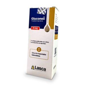 Gluconex 15 mg / 1,00 mL — 4 jeringas prellenadas (Lasca)